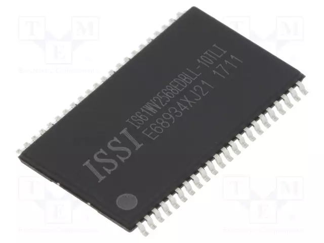 IC: SRAM MUISTI - 2MBSRAM - 256KX8BIT - 2,4÷3,6V - 10NS - TSOP44 II - SRAM rinnakkaisl. muistit - mikropiirit - 61WV2568EDBLL10TLI - 1