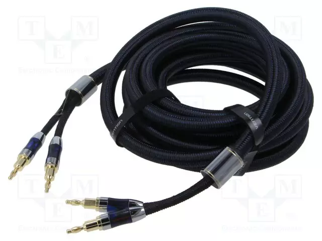 KAAPELI - BANAANILIITIN, LIITIN X2,MOLEMMIN PUOLIN - 3M - MUSTA - Muut audio-videokaapelit - BLBLI - 1
