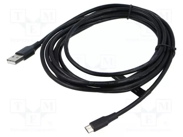 KAAPELI - USB 2.0 - USB A PISTOKE,USB B MIKROPISTOKE - NIKKELÖITY - USB kaapelit ja adapterit - CTIBI - 1