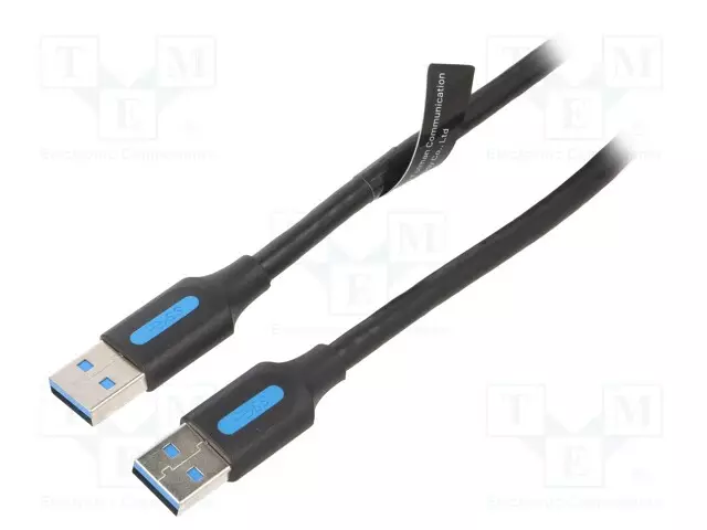 KAAPELI - USB 3.0 - USB A PISTOKE,MOLEMMIN PUOLIN - NIKKELÖITY - 3M - USB kaapelit ja adapterit - CONBI - 1