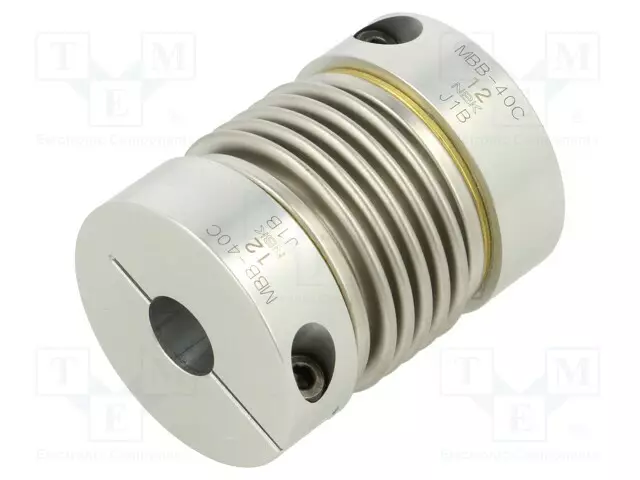 KYTKIN - Ø: 40MM - Ø1: 12MM - Ø2: 12MM - ALUMIINI - Teollisuus enkooderit - 224440B1212ALNI - 1