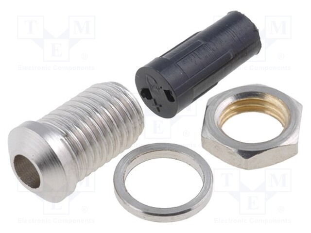 LED-PIDIKE - 3MM - NIKKELI - KUPERA - MUOVITULPPA - LEDkaulukset - RTM-3010-NI - 1