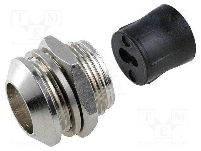 LED-PIDIKE - 8MM - NIKKELI - KUPERA - MUOVITULPPA - LEDkaulukset - RTM-8080-NI - 1