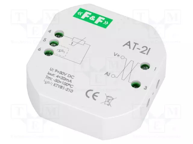 MUUNTAJA: LÄMPÖTILA-15÷30VDC - OUT 1: 4÷20MA - IN 1: KTY81-210 - Teollisuus lämpötila-anturit & muuntimet - AT-2I - 1
