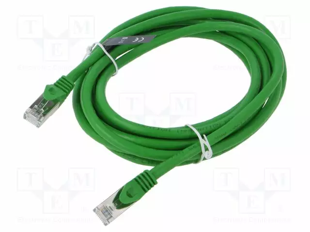 PATCH KAAPELI - S/FTP - CAT: 6A - RJ45-PISTOKE,MOLEMMIN PUOLIN - OFC - 3M - RJ45 Ethernet kaapelit - IBXGI - 1