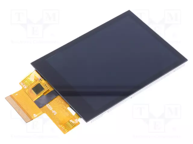 TFT NÄYTTÖ - 2,8" - 240X320 - VALAISTUS: LED - KOOT: 50X69,2X3,5MM - RGB - Graafiset LCD-näytöt - 4DLCD-28320240-CI - 1
