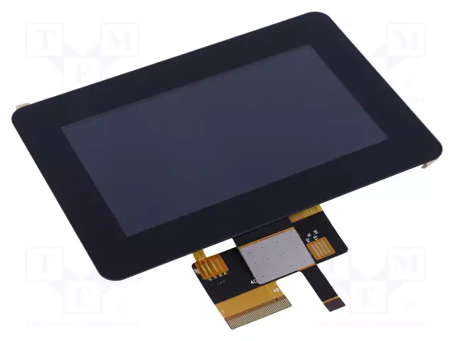 TFT NÄYTTÖ - 4,3" - 480X272 - VALAISTUS: LED - RGB - 475CD/M2 - FFC/FPC - TFT-näytöt - 4DLCD-43480272-CCI - 1