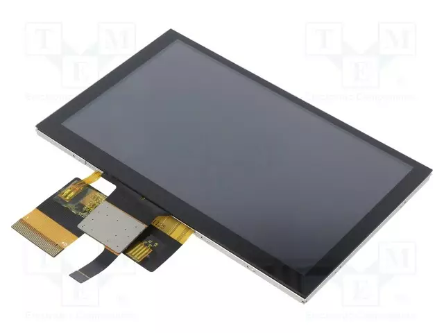 TFT NÄYTTÖ - 5" - 800X480 - VALAISTUS: LED - KOOT: 120,7X75,8X4,63MM - TFT-näytöt - 4DLCD-50800480-CI - 1