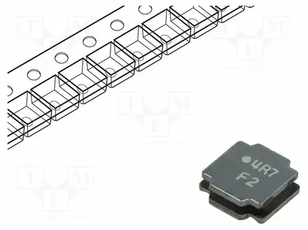 SMD KURISTIN 4,7UH - ITOIMINTA: 4A - R:OHM - ±20% - NRS - 8X8MM - Kuristimet - NRS8030T4R7MJGJ - 1