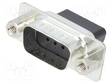 LIITIN: D-SUB - PIN: 9 - PISTOKE - UROS - JOHTOON - PURISTUS - MUSTA - D liittimet - DBC09-SP-J - 1