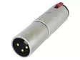 NEUTRIK - 3-POLE XLR MALE TO STEREO 1/4'' LOCKING JACK - XLR liittimet ja tarvikkeet - NA3MJ - 1