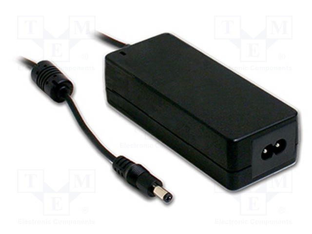 VIRTALÄHDE: IMPULSSI - 18VDC - 3,33A - LÄHTÖ: 5,5/2,1 - 60W - 80÷264VAC - Hakkuriteholähteet - GSM60B18-P1J - 1