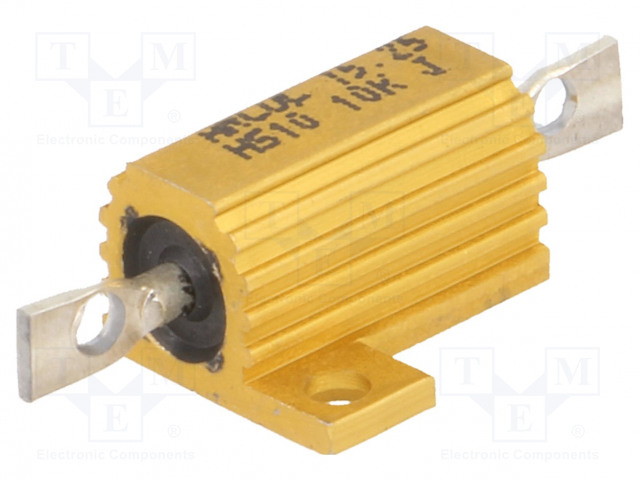 LANKAVASTUS ALUMIINIPROFIILILLA - RUUVIKIINNITYS - 10KOHM - 10W - ±5% - 160V - Tehovastukset - HS10-10KJ - 1
