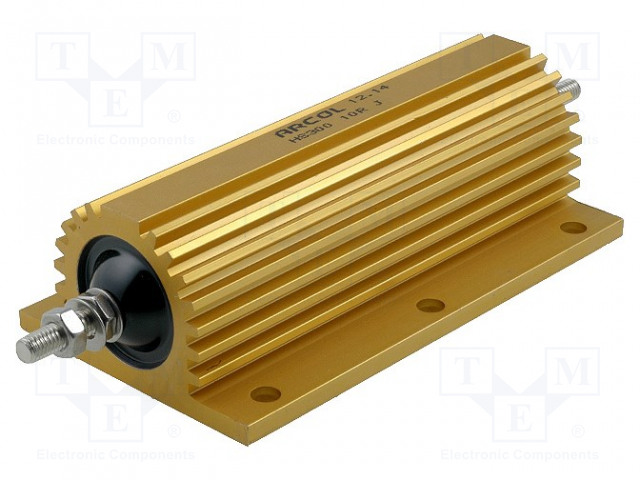 LANKAVASTUS ALUMIINIPROFIILILLA - RUUVIKIINNITYS - 10OHM - 300W - ±5% - Tehovastukset - HS300-10RJ - 1