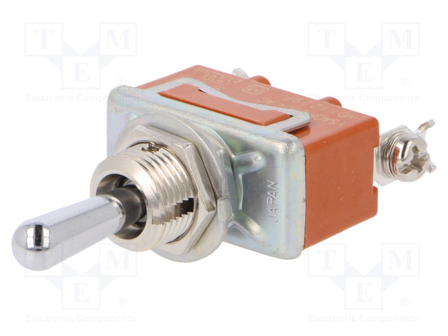 VIPUKYTKIN - ASENNOT: 3 - SP3T - ON-OFF-ON - 15A/250VAC - 15A/30VDC - Vipukytkimet - T115ESULCSAFJ - 1