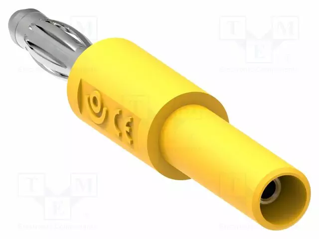 ADAPTERI - KELTAINEN - 60VDC - 10A - 53MM - MALLI: ERISTÄMÄTÖN - 30VAC - Laboratorioliittimet - muut - PJPADA1056-J - 1