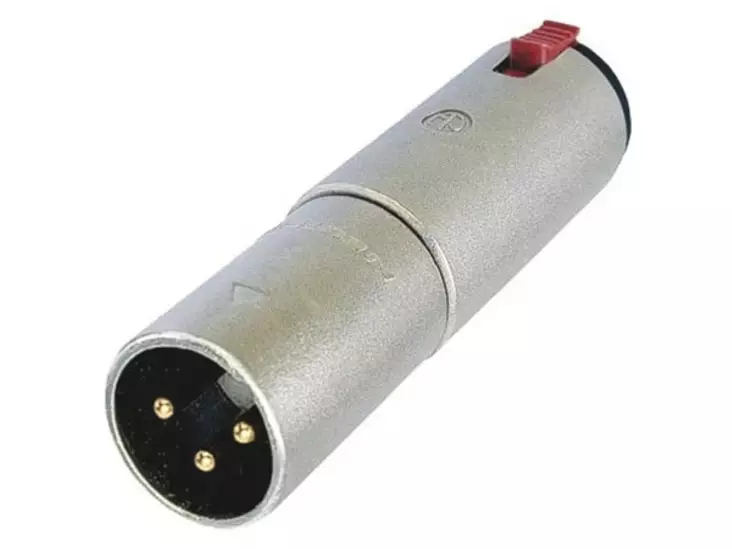 NEUTRIK - 3-POLE XLR MALE TO STEREO 1/4'' LOCKING JACK - XLR liittimet ja tarvikkeet - NA3MJ - 1
