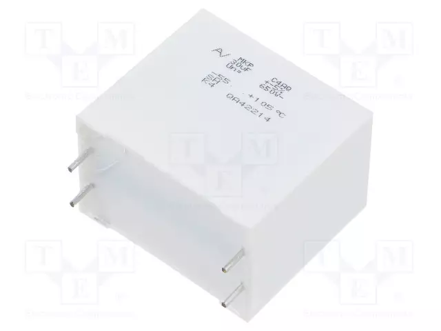 POLYPROPYLEENIKONDENSAATTORI - DC-LINK - 30UF - 650VDC - IFSM: 255A - Muovikondensaattorit - C4AQCBW5300A3JJ - 1