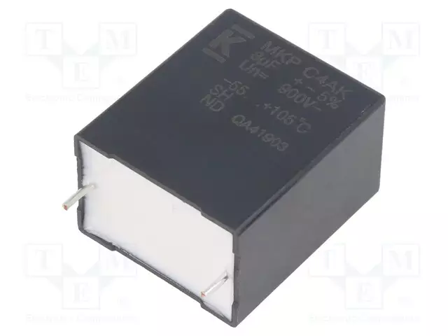 POLYPROPYLEENIKONDENSAATTORI - DC-LINK - 8UF - UTOIMINTA: 900VDC - Muovikondensaattorit - C4AKOBU4800A32J - 1