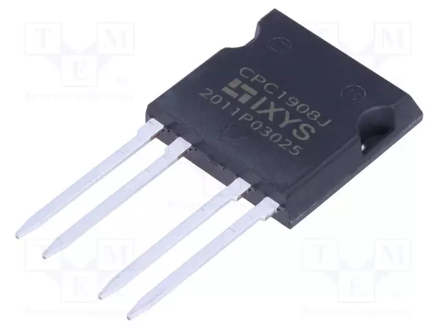 RELE: PUOLIJOHDE - SPST-NO - IOHJ MAX: 100MA - 3500MA - MAX.60VAC - 0,3OHM - Puolijohdereleet - CPC1908J - 1