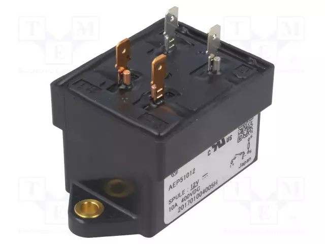 RELE - SPST-NO - UKELAN: 12VDC - IKELAN: 103MA - Tehoreleet - AEP51012J - 1
