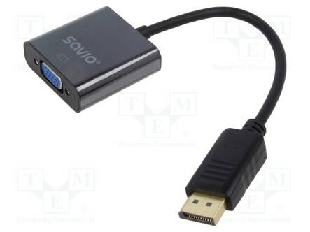 MUUNNIN - D-SUB 15PIN HD-PISTORASIA,DISPLAYPORT-PISTOKE - 0,2M - HDMI, DVI, DisplayPort johdot - SAVKABELCL-90BULK - 1
