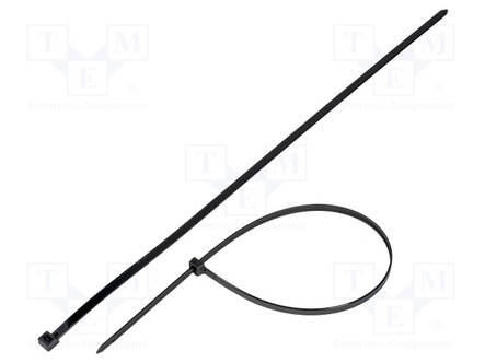 NIPPUSIDE - L: 600MM - W: 9MM - MUSTA - POLYAMIDI - 778N - ØMAKS: 175MM - Nippusiteet - FIX-S-9.0X600BK - 1