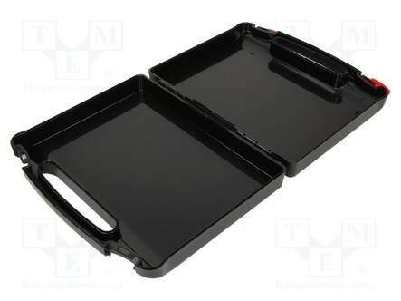 LAUKKU - KULJETUSKOTELO - MUSTA - MUOVI - 240X170X42MM - Työkalulaukut ja säilytyslokerot - K2001-BLACK - 2