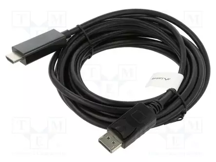 KAAPELI - DISPLAYPORT-PISTOKE,HDMI-PISTOKE - DISPLAYPORT 1.1 - HDMI, DVI, DisplayPort johdot - CA-DPHD11CC-0050BK - 1