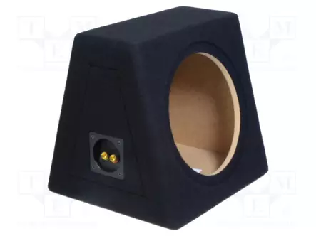 KAIUTINKOTELO - MDF - MUSTA - 250MM - VIISTO: 272MM - ØREIKÄ: 232MM - 15L - Autokaiutinkotelot - OB.MDF.02.BK - 2