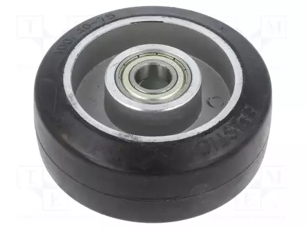 KULJETUSPYÖRÄ - Ø: 100MM - W: 40MM - 200KG - KUMI - SHORE-KOVUUS: 70 - ALGE - Kuljetuspyörät - ALGE-10015K - 1