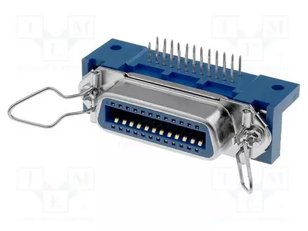 LIITIN: CENTRONICS - N LIITINAARAS - PIN: 24 - THT - 90° KULMA - Centronics liittimet - CENTR-124K - 1