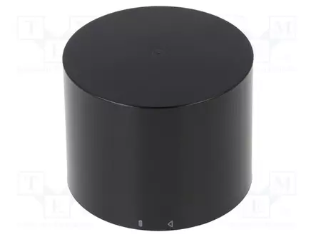 MUSTA - 24VDC - ÄÄNEN TASO: 90DB(D=1M) - IP65 - Ø70X53,5MM - LR7 - Teollisuuden merkinantolaitteet - LR7-BK - 1