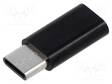 ADAPTERI - USB 3.1 - USB B MICRO NAARASLIITIN,USB C PISTOKE - USB kaapelit ja adapterit - SAVAK-31BLACK - 1