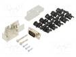 LIITIN: D-SUB - PIN: 9 - PISTOKE - UROS - 90° KULMA - JUOTETTAVA - D liittimet - DCMR-FK-09-DMP-K - 1