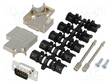 D-SUB LIITIN - PIN: 9 - PISTOKE - UROS - JUOTETTAVA - JOHTOON - MUSTA - D liittimet - D45ZK09-DMP-K - 1
