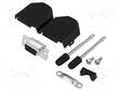 D-SUB LIITIN HD - PIN: 15 - PISTOKE - NAARAS - JUOTETTAVA - JOHTOON - D liittimet - DPPK09-BK-HDS-K - 1