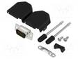 D-SUB LIITIN HD - PIN: 15 - PISTOKE - UROS - JUOTETTAVA - JOHTOON - D liittimet - DPPK09-BK-HDP-K - 1