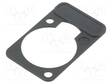 CONNECTOR LETTERING PLATE MUSTA - Erikoisliittimet - NTR-DSS-BLACK - 1