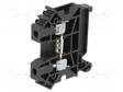 LIITIN: KISKO-0,5÷6MM2 - NAVAT: 1 - PURISTIMET: 2 - MUSTA - LEV: 6,4MM - Kiskoliittimet - ZUG-4-BK - 1