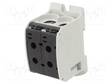 LIITIN: KISKO-STB - 232A - 1KV - RUUVI TERMINAALI - MUSTA - 95MM2 - TS35 - Kiskoliittimet - STB95-2BK - 1