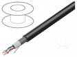 MIKROFONIKAAPELI-2X2X0,22MM2 - MUSTA - OFC - -15÷70°C - ERISTYS: PVC - Mikrofonikaapelit - TAS-C287-BK - 1