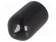 MUSTA PÄÄTYTULPPA - SISÄØ: 4,8MM - PVC SOFT - L: 9MM - Tapit ja hylsyt - FIX-VCP04809-BK - 1
