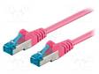 PATCH KAAPELI - S/FTP - CAT: 6A - RJ45-PISTOKE,MOLEMMIN PUOLIN - LANKA - RJ45 Ethernet kaapelit - SFTP6A-CU-002PK - 1