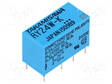 RELE - DPDT - UKELAN: 24VDC - 1A - 0,5A/120VAC - RY - Pienoisreleet - RY-24W-K - 1