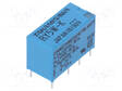 RELE - DPDT - UKELAN: 5VDC - 1A - 0,5A/120VAC - PCB - Pienoisreleet - RY-5W-K - 1
