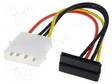 ADAPTERI - MOLEX-UROS-SATA-KULMAPISTOKE - 0,15M - Tietokonetarvikkeet - muut - SATA-PS-15K - 1