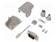 D-SUB LIITIN HD - PIN: 15 - PISTOKE - UROS - JUOTETTAVA - JOHTOON - DSSK - D liittimet - DSSK09-M-HDP15-K - 1