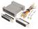 SOVITUS: ADAPTERI - D-SUB 25PIN UROS,D-SUB 25PIN NAARAS - D liittimet - GA-2525-MF-LG-K - 1