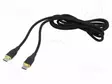 KAAPELI - CABLEXPERT - USB 2.0 - USB C PISTOKE,MOLEMMIN PUOLIN - USB kaapelit ja adapterit - CC-USB2S-CMCM1.5BK - 1